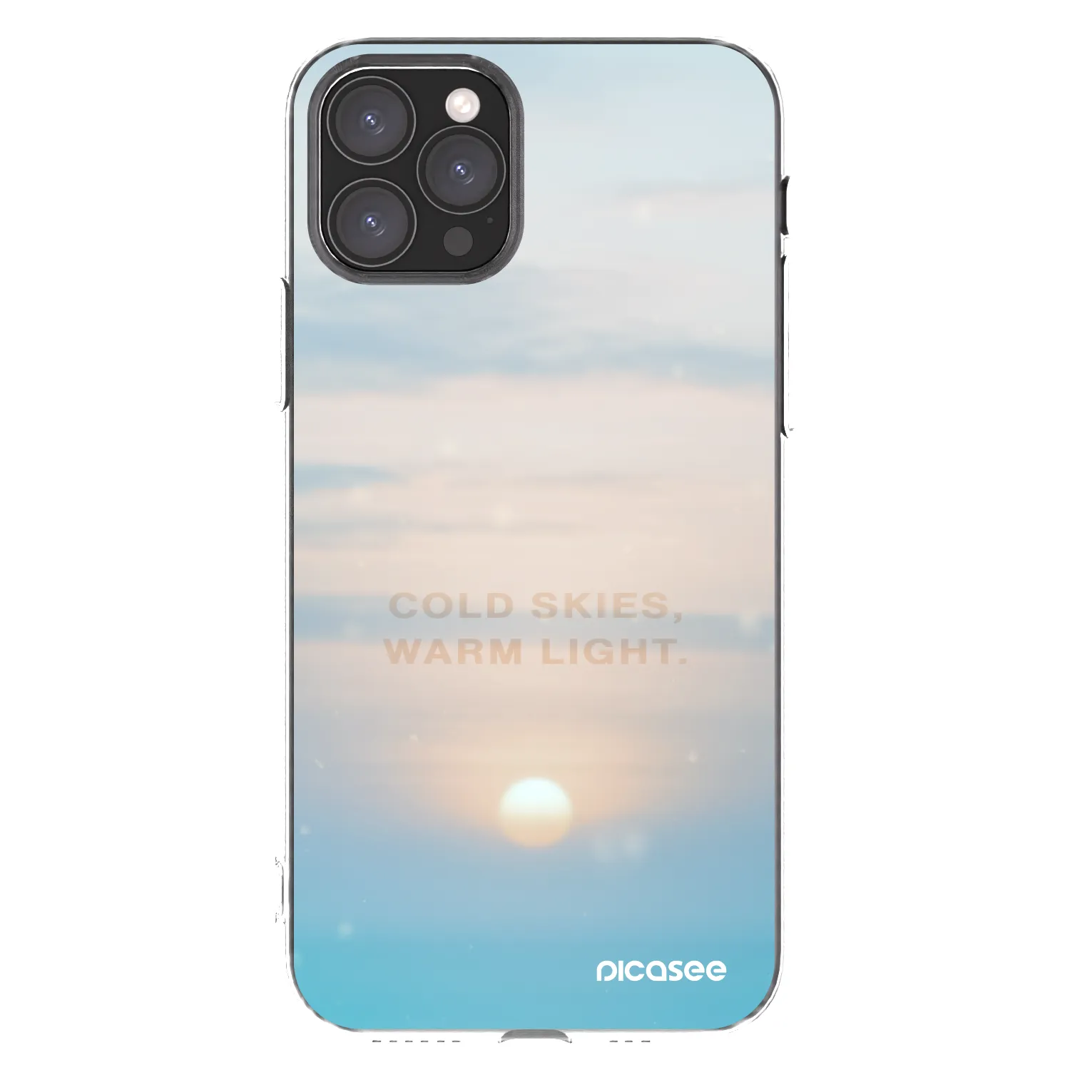 Picasee silikonový průhledný obal pro Apple iPhone 11 Pro - COLD SKIES