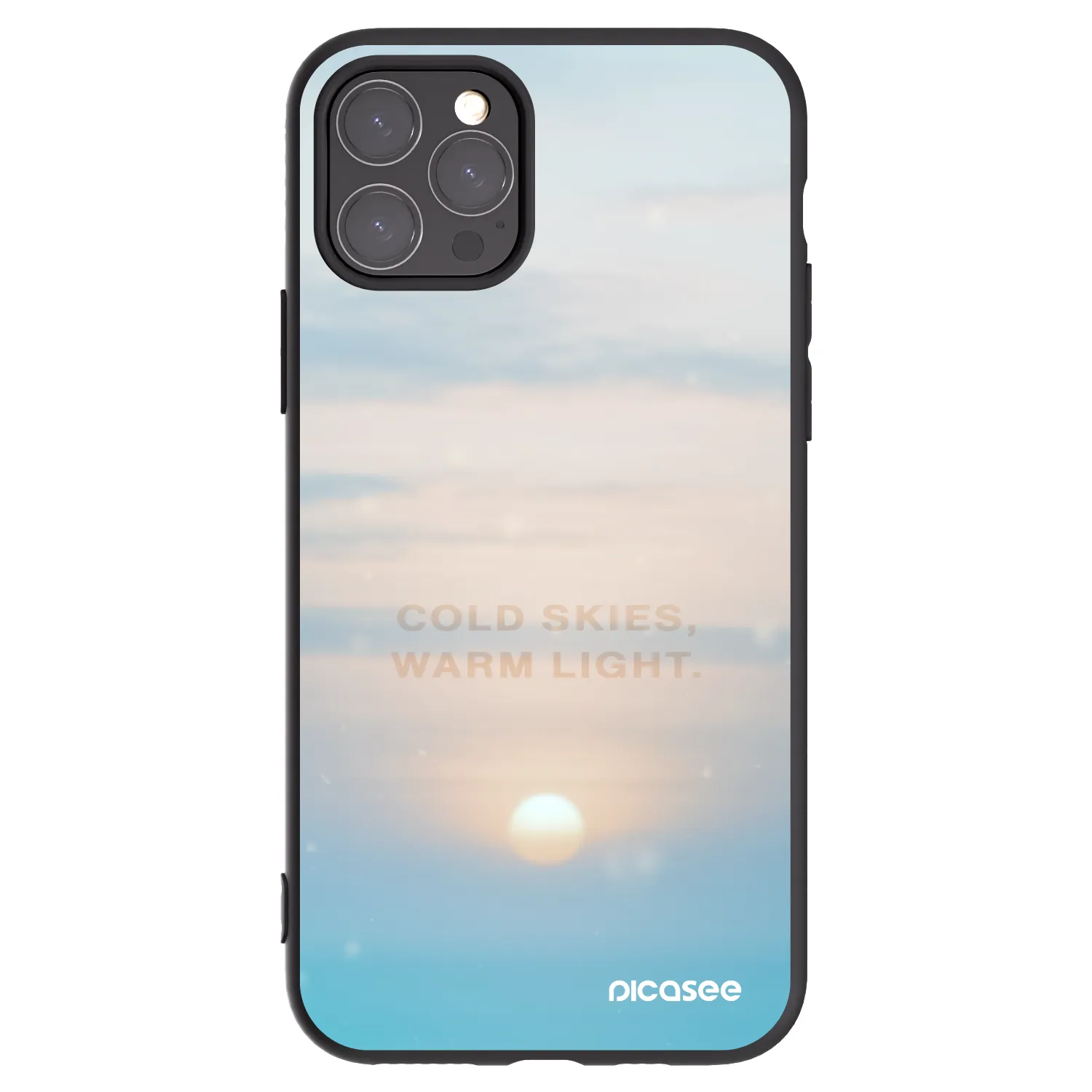Picasee silikonový černý obal pro Apple iPhone 11 Pro - COLD SKIES