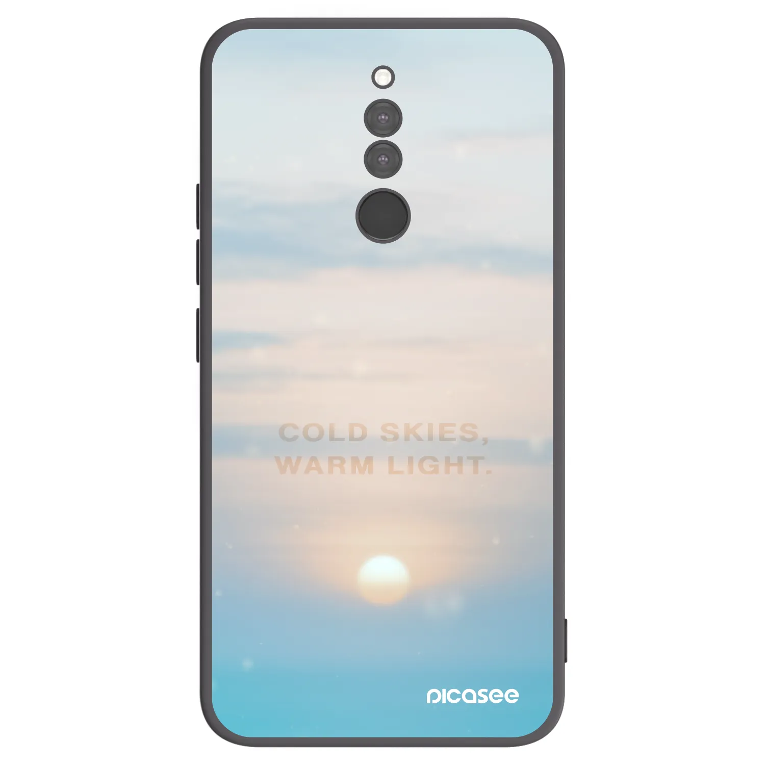 Picasee silikonový černý obal pro Xiaomi Redmi 8 - COLD SKIES