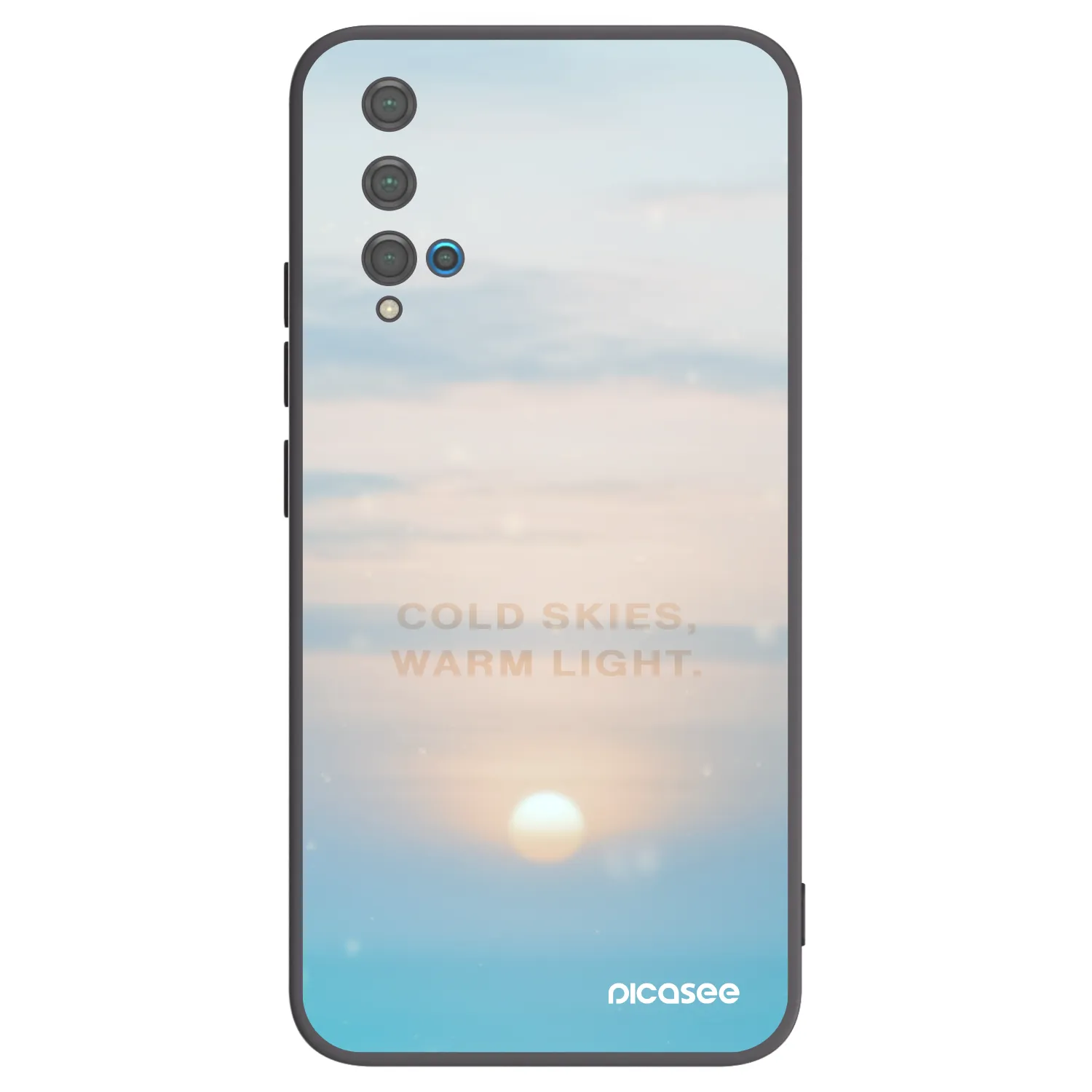 Picasee silikonový černý obal pro Huawei Nova 5T - COLD SKIES