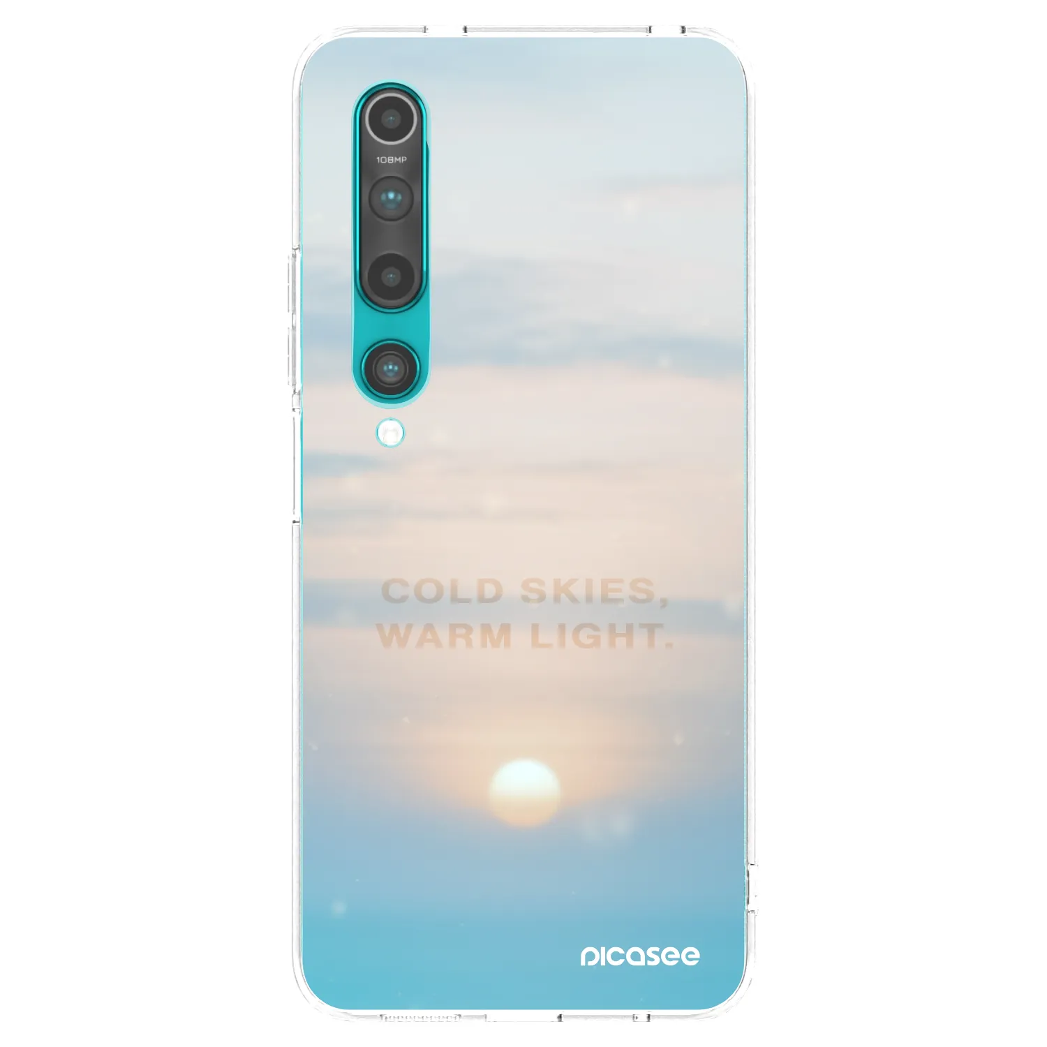 Picasee silikonový průhledný obal pro Xiaomi Mi 10 - COLD SKIES