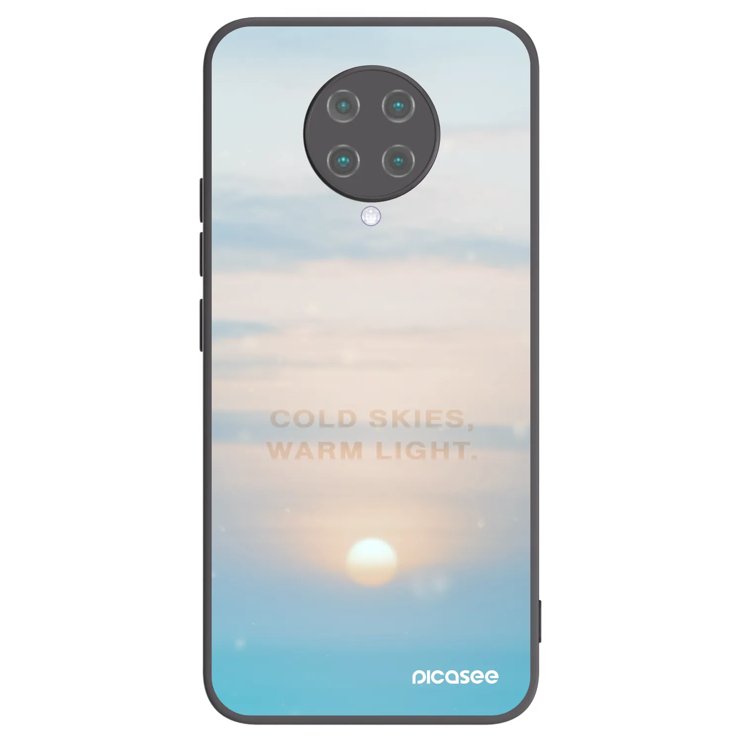Picasee silikonový černý obal pro Xiaomi Poco F2 Pro - COLD SKIES
