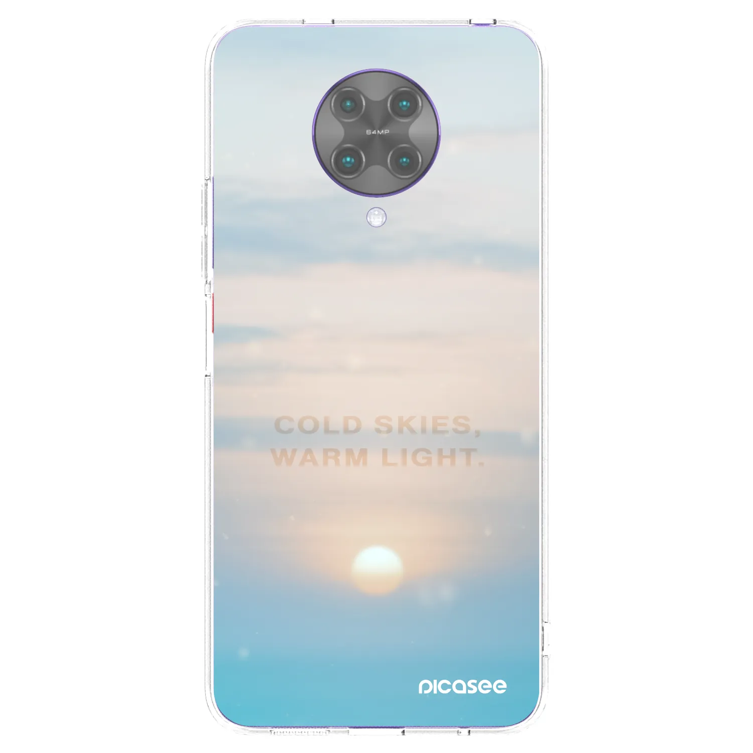 Picasee silikonový průhledný obal pro Xiaomi Poco F2 Pro - COLD SKIES