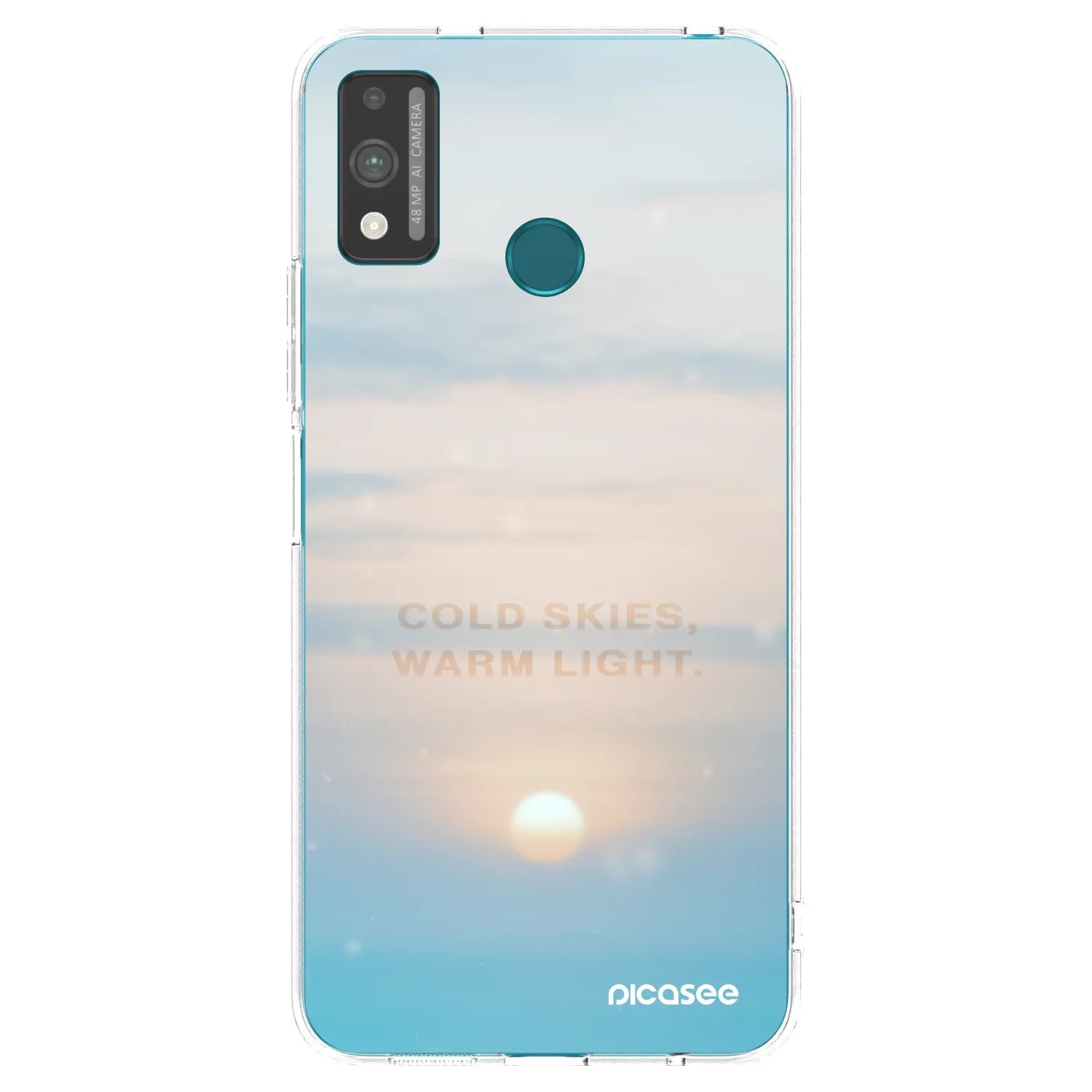 Picasee silikonový průhledný obal pro Honor 9X Lite - COLD SKIES