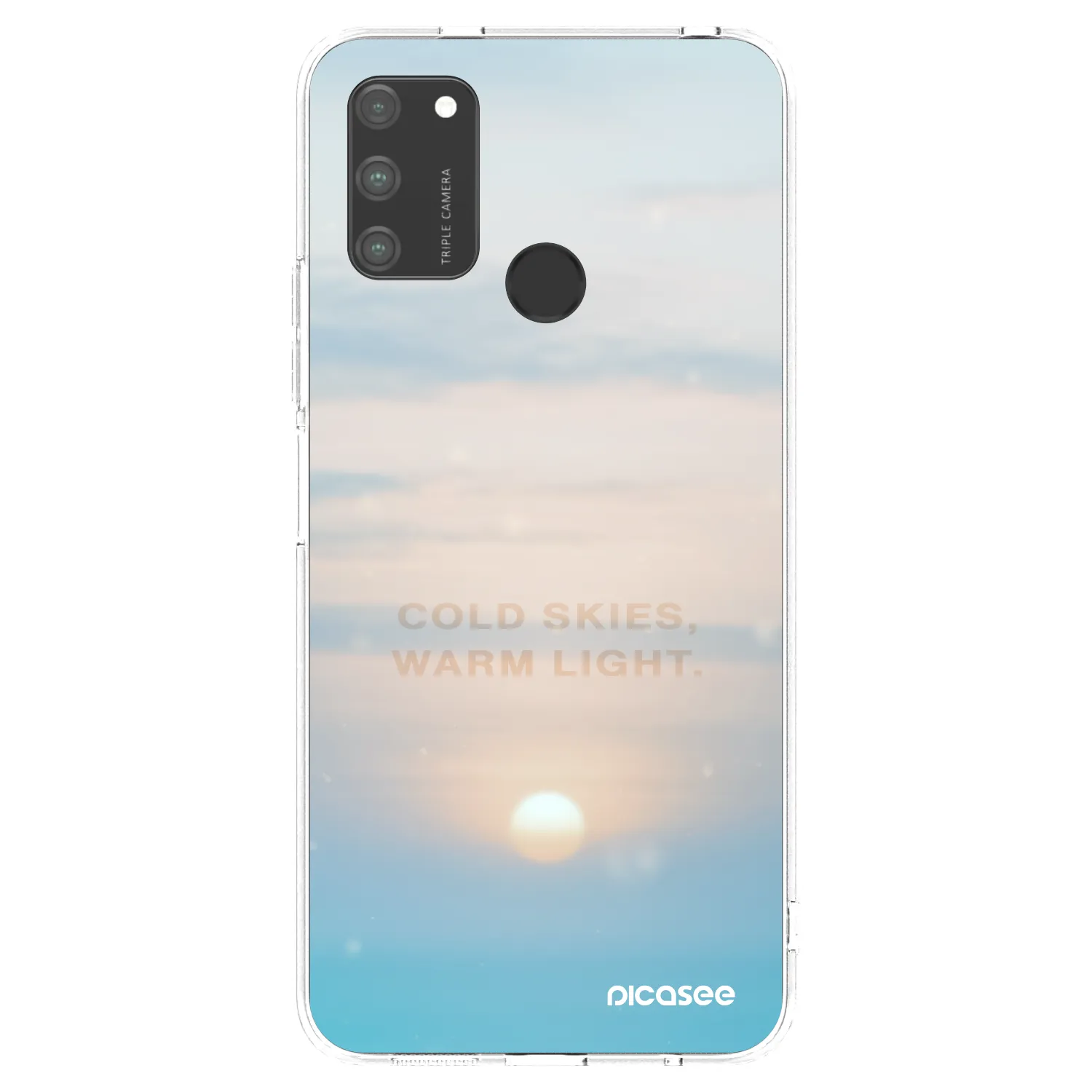 Picasee silikonový průhledný obal pro Honor 9A - COLD SKIES