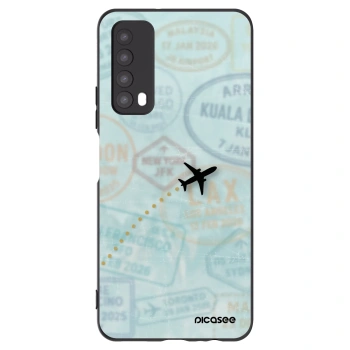 Picasee silikonový černý obal pro Huawei P Smart 2021 - FLIGHT PATH
