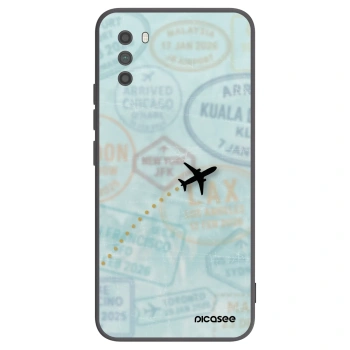 Picasee silikonový černý obal pro Xiaomi Poco M3 - FLIGHT PATH