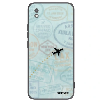 Picasee silikonový černý obal pro Xiaomi Redmi 9AT - FLIGHT PATH