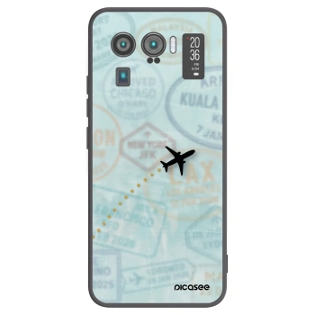 Picasee silikonový černý obal pro Xiaomi Mi 11 Ultra - FLIGHT PATH