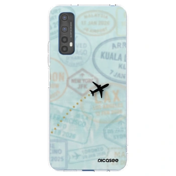 Picasee silikonový průhledný obal pro Realme 7 - FLIGHT PATH