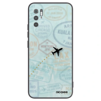 Picasee silikonový černý obal pro Xiaomi Poco M3 Pro 5G - FLIGHT PATH