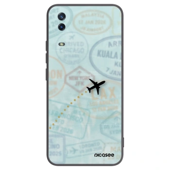 Picasee silikonový černý obal pro Vivo Y11s - FLIGHT PATH