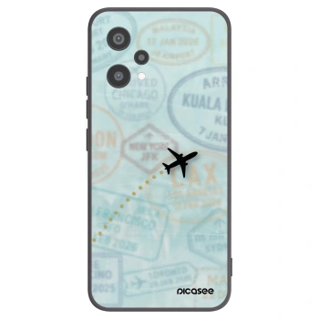 Picasee silikonový černý obal pro Realme 9 Pro 5G - FLIGHT PATH