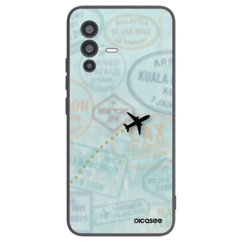 Picasee silikonový černý obal pro Vivo V23 5G - FLIGHT PATH