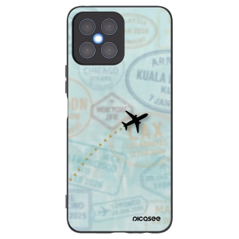 Picasee silikonový černý obal pro Honor X8 4G - FLIGHT PATH