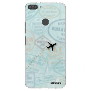 Picasee silikonový průhledný obal pro Huawei P Smart - FLIGHT PATH