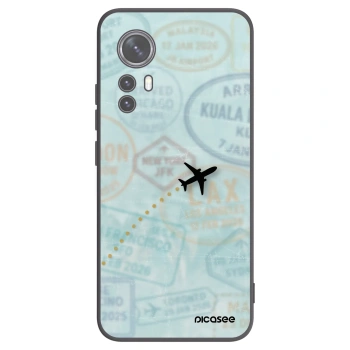 Picasee silikonový černý obal pro Xiaomi 12X - FLIGHT PATH