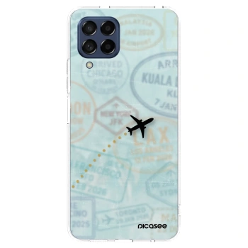 Picasee silikonový průhledný obal pro Samsung Galaxy M53 5G - FLIGHT PATH