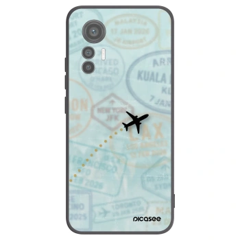 Picasee silikonový černý obal pro Xiaomi 12 Lite - FLIGHT PATH