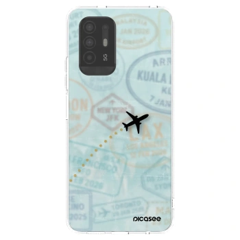 Picasee silikonový průhledný obal pro OPPO A94 5G - FLIGHT PATH