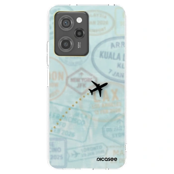 Picasee silikonový černý obal pro Xiaomi Poco X5 Pro - FLIGHT PATH