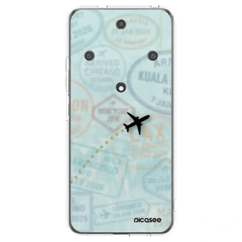 Picasee silikonový průhledný obal pro Honor Magic5 Lite 5G - FLIGHT PATH