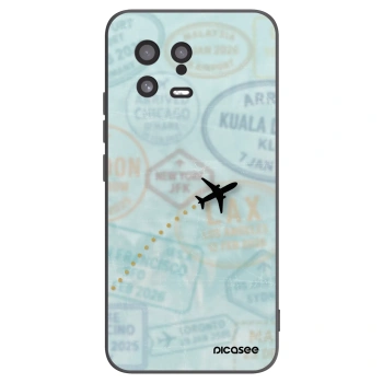 Picasee silikonový černý obal pro Xiaomi 13 - FLIGHT PATH