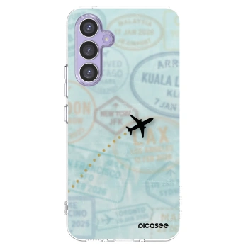 Picasee silikonový průhledný obal pro Samsung Galaxy A54 5G A546B - FLIGHT PATH