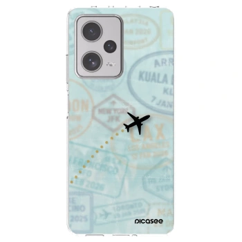 Picasee silikonový průhledný obal pro Xiaomi Redmi Note 12 Pro+ 5G - FLIGHT PATH