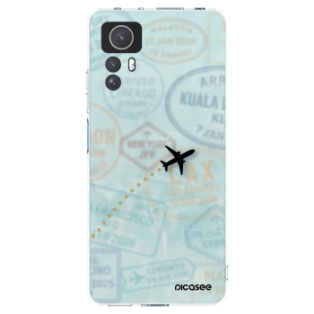 Picasee silikonový průhledný obal pro Xiaomi Redmi Note 12S - FLIGHT PATH