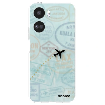 Picasee silikonový průhledný obal pro Honor 90 Lite 5G - FLIGHT PATH
