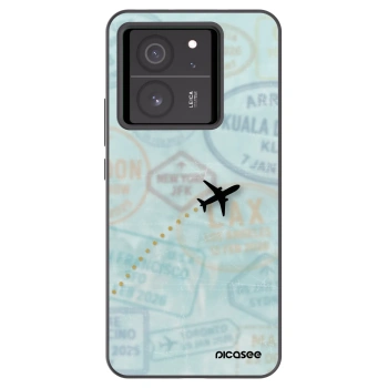 Picasee silikonový černý obal pro Xiaomi 13T - FLIGHT PATH