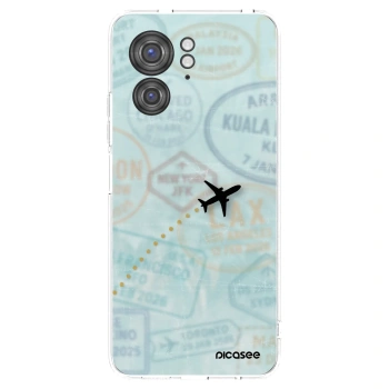 Picasee silikonový průhledný obal pro Motorola Edge 40 - FLIGHT PATH