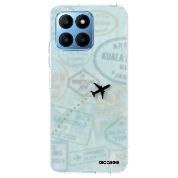 Picasee silikonový průhledný obal pro Honor 70 Lite - FLIGHT PATH