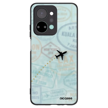 Picasee silikonový černý obal pro Honor X7a - FLIGHT PATH