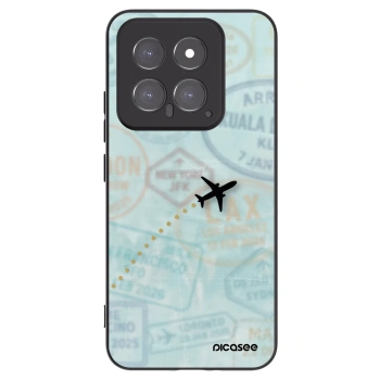 Picasee silikonový černý obal pro Xiaomi 14 - FLIGHT PATH