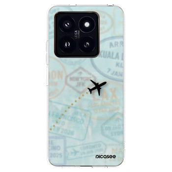 Picasee silikonový průhledný obal pro Xiaomi 14 Pro - FLIGHT PATH
