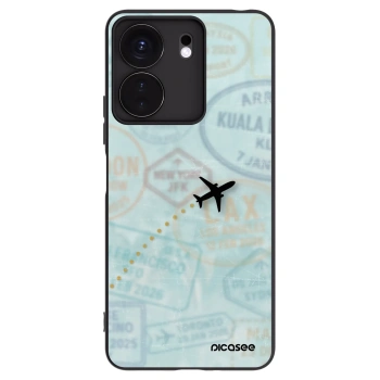 Picasee silikonový černý obal pro Xiaomi Redmi 13C 4G - FLIGHT PATH