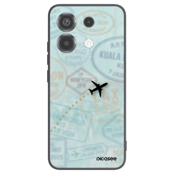 Picasee silikonový černý obal pro Xiaomi Poco X6 - FLIGHT PATH