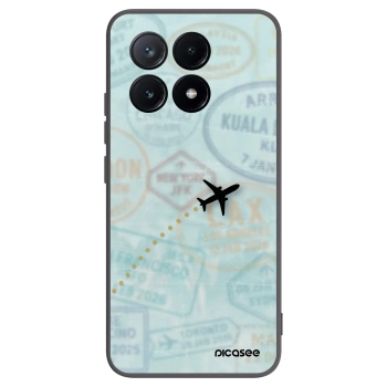Picasee silikonový černý obal pro Xiaomi Poco X6 Pro - FLIGHT PATH