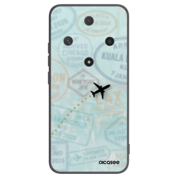Picasee silikonový černý obal pro Honor Magic6 Lite 5G - FLIGHT PATH