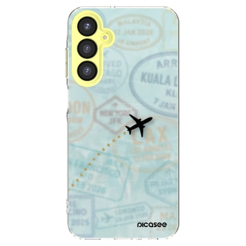 Picasee silikonový průhledný obal pro Samsung Galaxy A25 A256B 5G - FLIGHT PATH