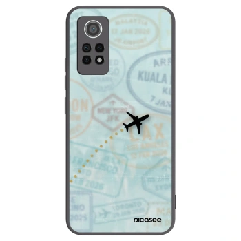 Picasee silikonový černý obal pro Xiaomi Redmi Note 12 Pro 4G - FLIGHT PATH
