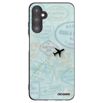 Picasee silikonový černý obal pro Samsung Galaxy A05s A057G - FLIGHT PATH