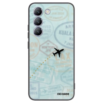 Picasee silikonový černý obal pro Vivo V40 SE 5G - FLIGHT PATH
