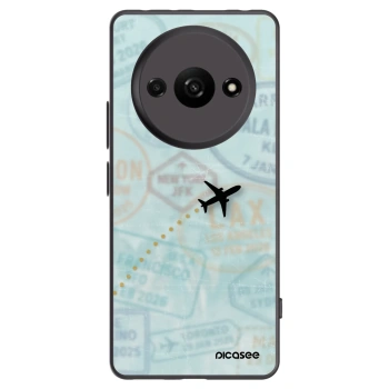 Picasee silikonový černý obal pro Xiaomi Redmi A3 - FLIGHT PATH