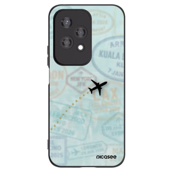 Picasee silikonový černý obal pro Honor 200 Lite - FLIGHT PATH