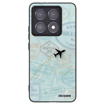 Picasee silikonový černý obal pro Xiaomi 14T Pro - FLIGHT PATH