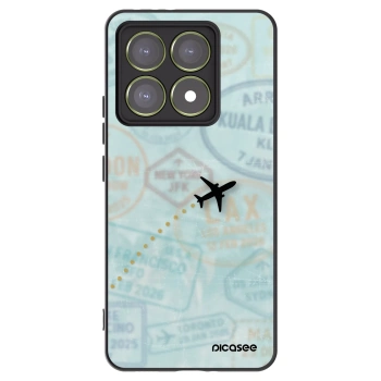 Picasee silikonový černý obal pro Xiaomi 14T - FLIGHT PATH