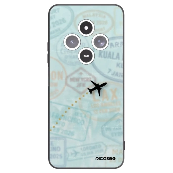 Picasee silikonový černý obal pro Xiaomi Redmi 14C - FLIGHT PATH